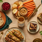 avec quoi manger du beurre de cacahuete pommes carottes tartines fruits brochettes