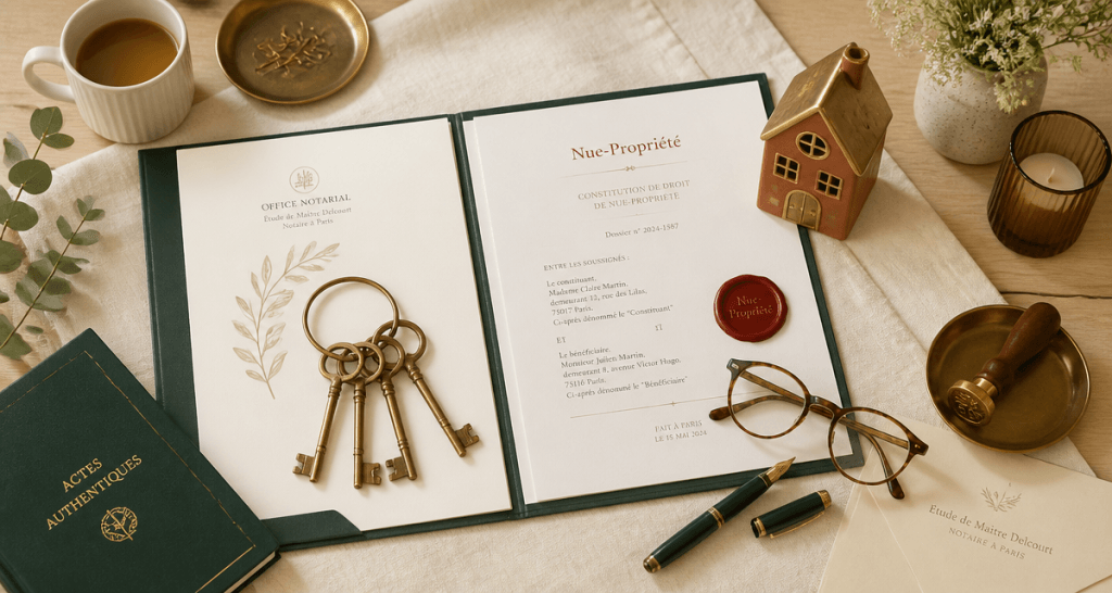 donation nu propriété après 70 ans dossier notarial
