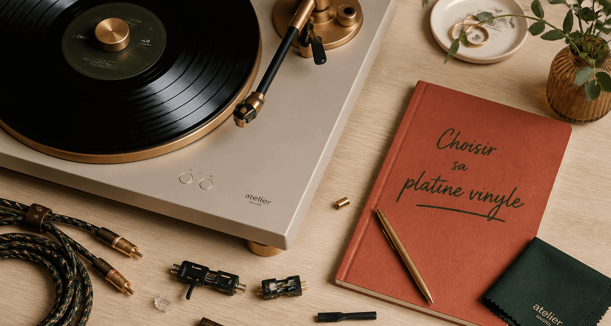platine vinyle comment choisir accessoires haut de gamme