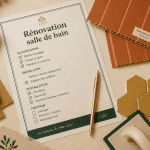 renover une salle de bain matériaux et outils