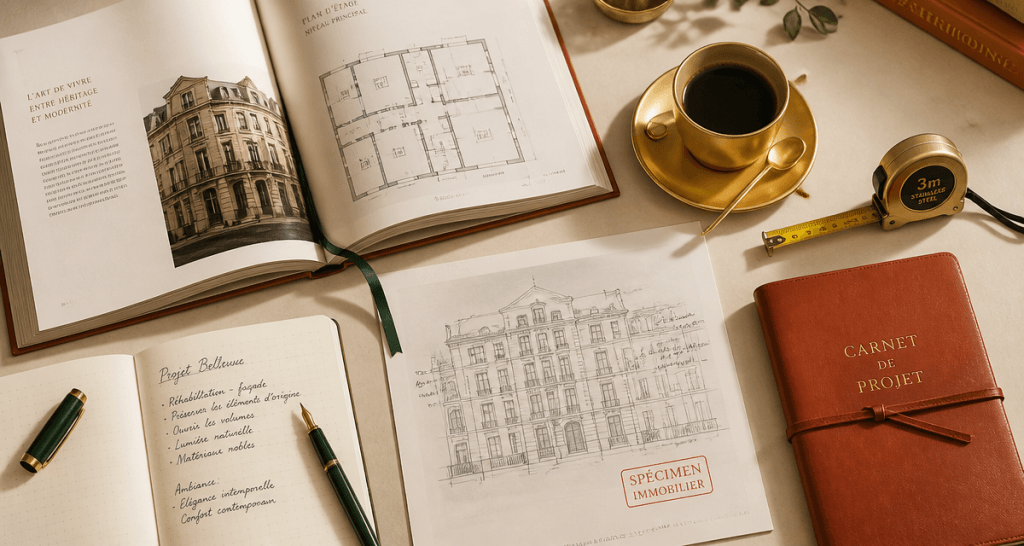 spécimen immobilier guides plans bureau haut de gamme
