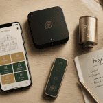 système domotique smartphone box vanne carnet