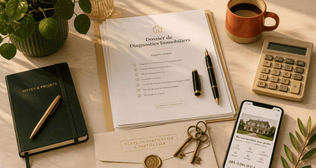 vente maison sans agence table dossier clés
