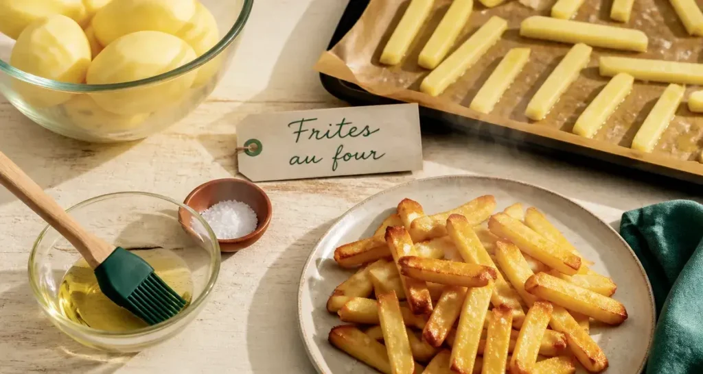 Comment faire frite au four : frites croustillantes à 230°C, dorées au four