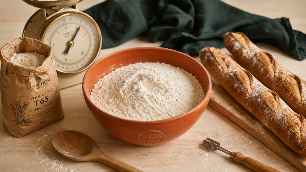 Farine T65 quelle utilisation pour pains et pâtes maison