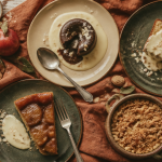 gâteau pour accompagner une crème anglaise, fondant, cake, tarte Tatin et crumble