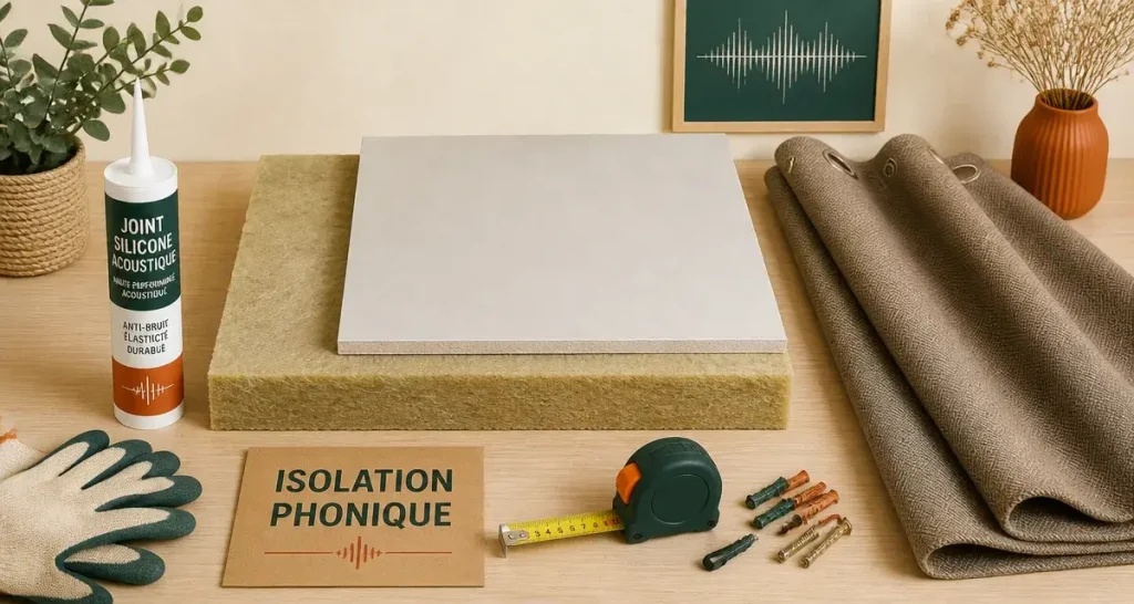Isoler phoniquement une pièce : isolation phonique et calme