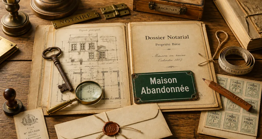 bureau notaire maison abandonnée