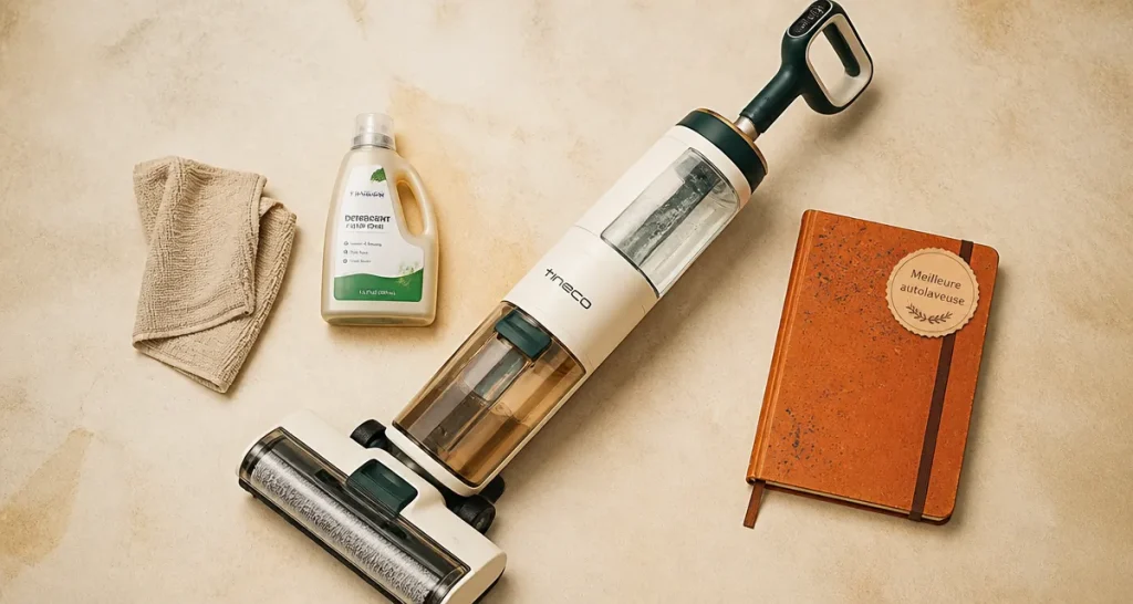 Meilleure autolaveuse particulier pour sols impeccables, brosse rotative et réservoirs