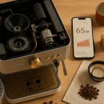 Meilleure machine à café avec broyeur silencieux, 65 dB, café en grains