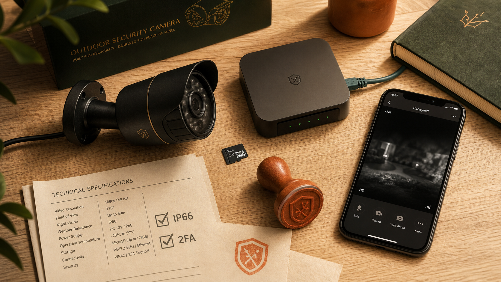 Quelle camera de surveillance choisir : critères techniques, vision nocturne, IP66, 2FA
