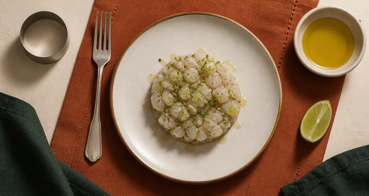 Quelle entrée avant un aïoli : tartare de dorade fraîche