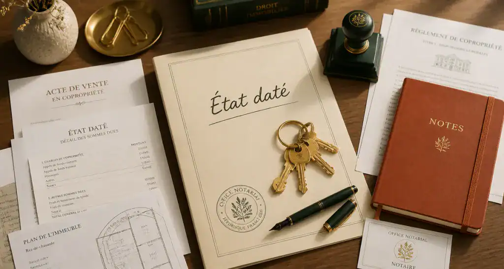 vente sans état daté documents notaire clés