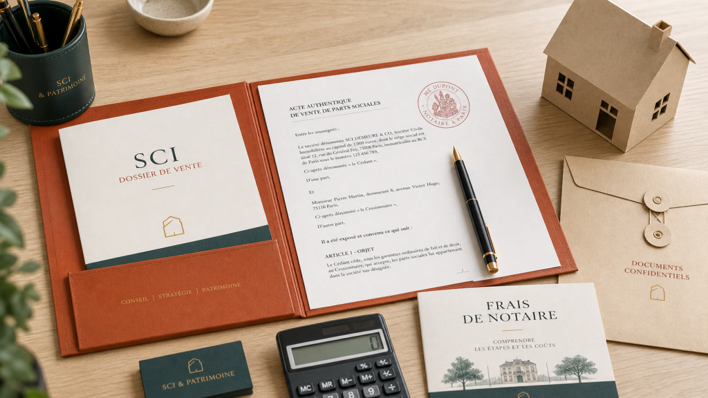 Frais de notaire pour une SCI dans l’ancien : 7 à 8 %