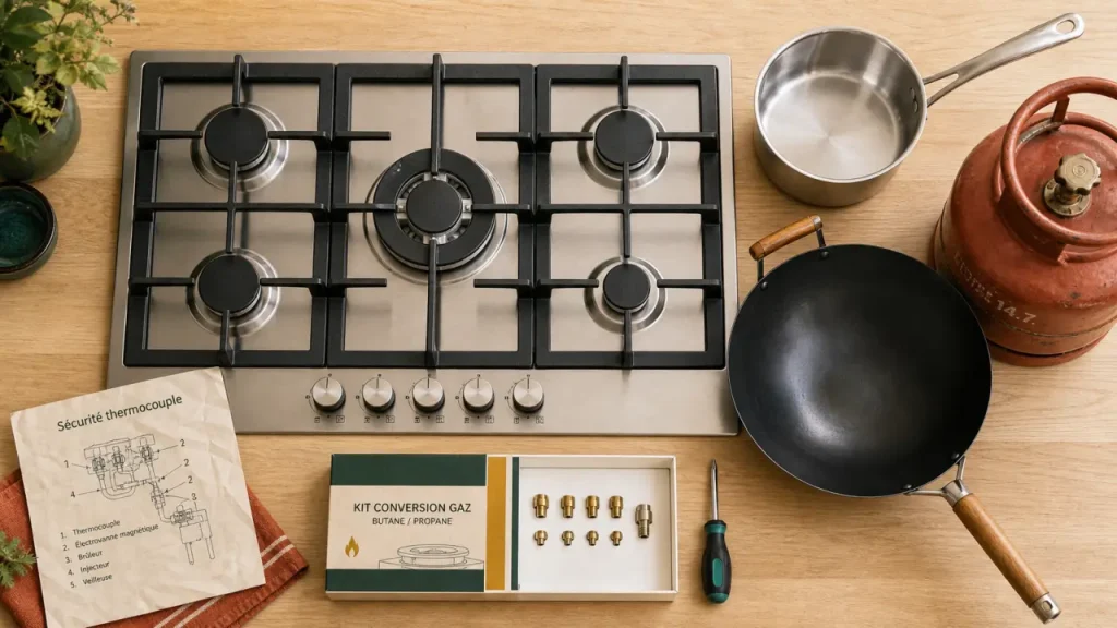 Meilleur plaque de cuisson gaz 5 feux : sécurité et puissance, wok et thermocouple