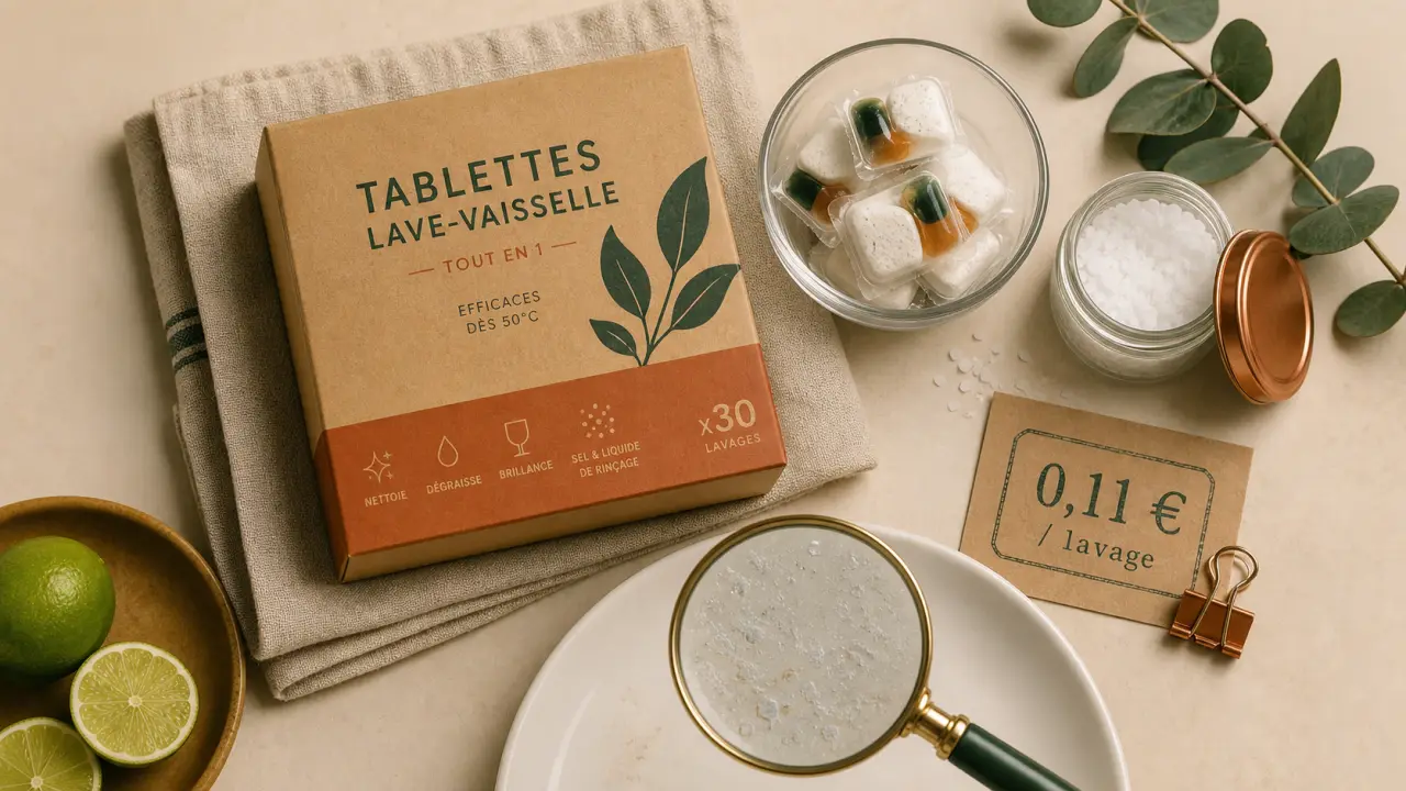 Meilleure tablette lave vaisselle Lidl W5 à 0,11 € par lavage