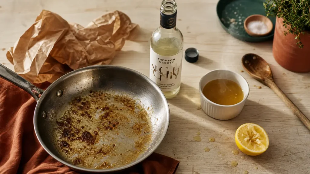 Par quoi remplacer le vin blanc : bouillon de volaille, citron et vinaigre