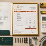 Prix climatisation maison 100m2 : devis et kit de clim sur table
