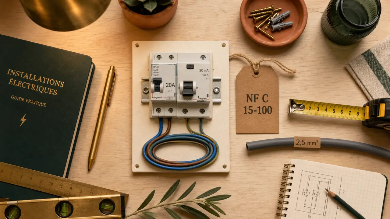 Quel disjoncteur pour un four : 20A, câble 2,5 mm², circuit dédié
