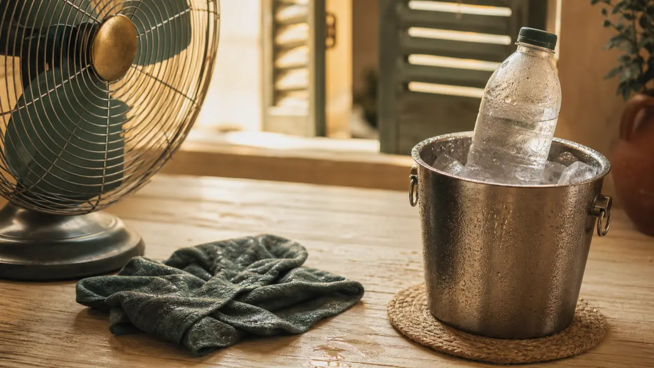 Comment rafraîchir une pièce avec un ventilateur : linge humide et courant d’air près de la fenêtre