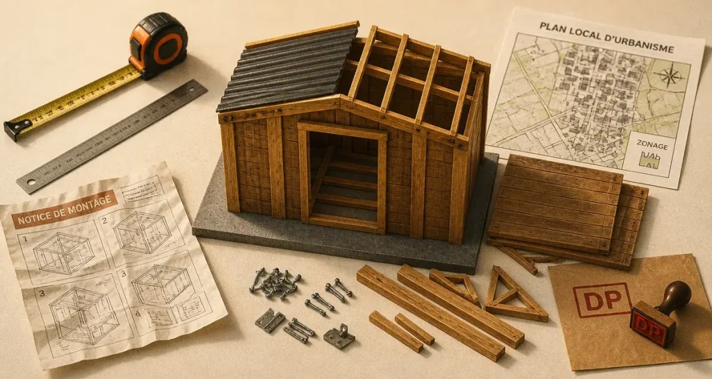 Construire un abri de jardin : démarches, taxes et règles de construction