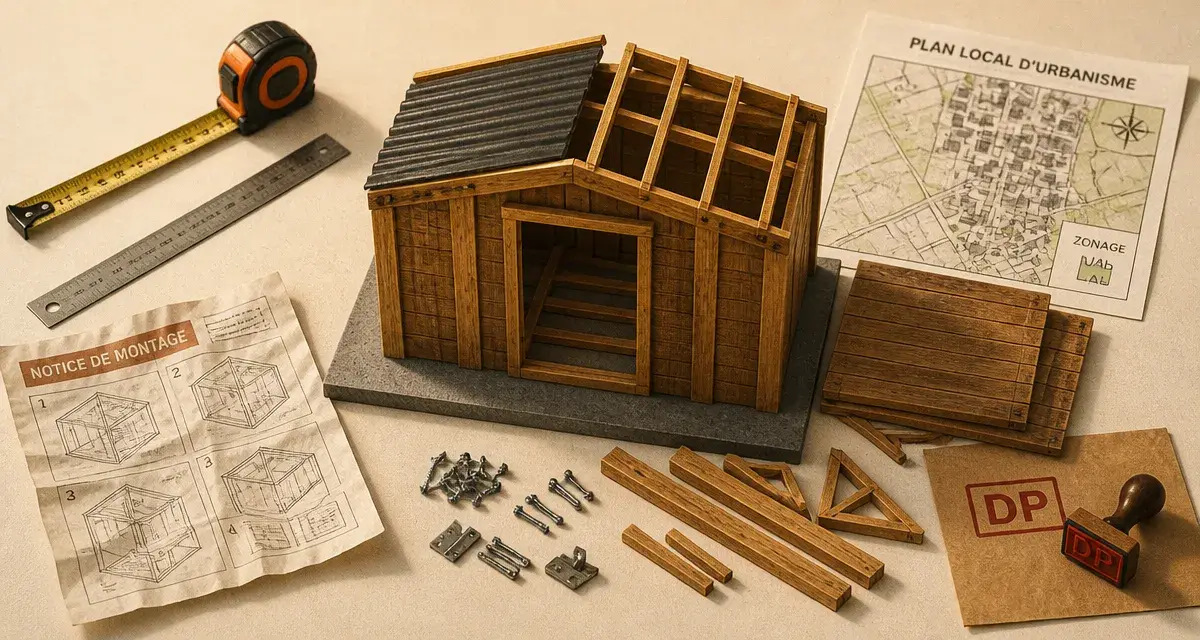 Construire un abri de jardin : démarches, taxes et règles de construction