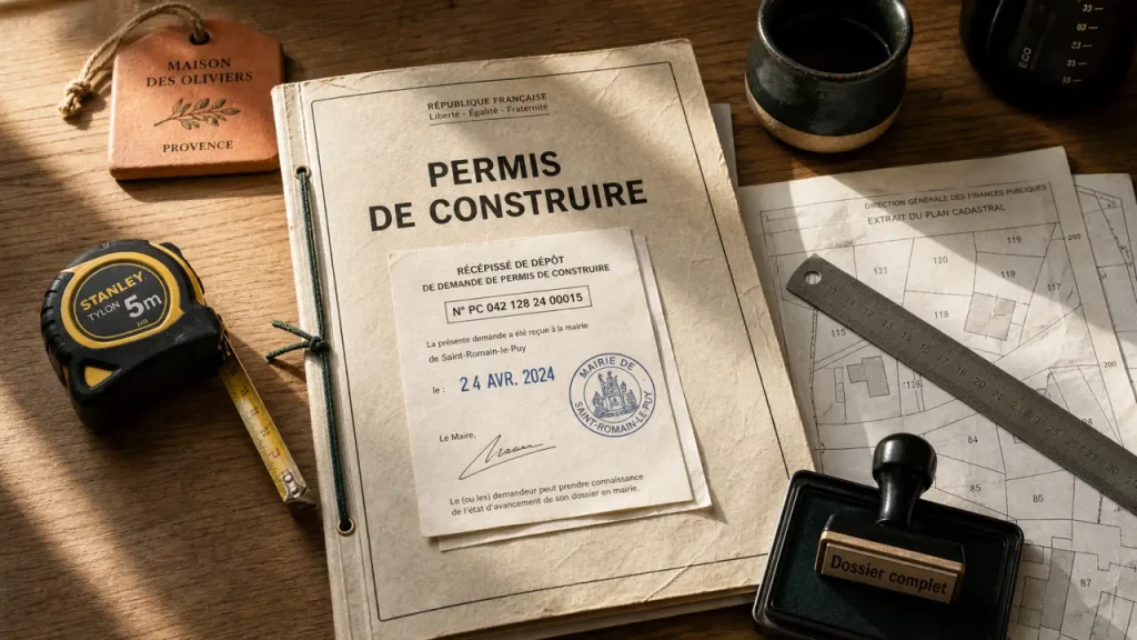 permis de construire delais : dossier complet