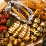 Que faire au barbecue pour changer : halloumi grillé, banane au chocolat et légumes