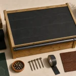 Toiture abri de jardin EPDM pour toit plat