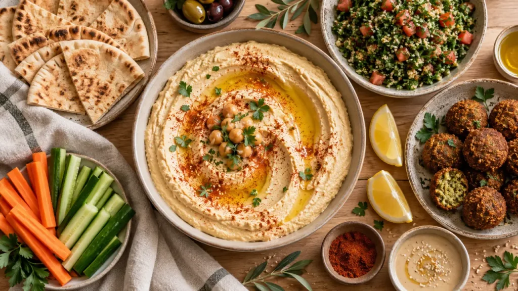 Cuisine libanaise : composez un mezze maison du houmous aux baklavas