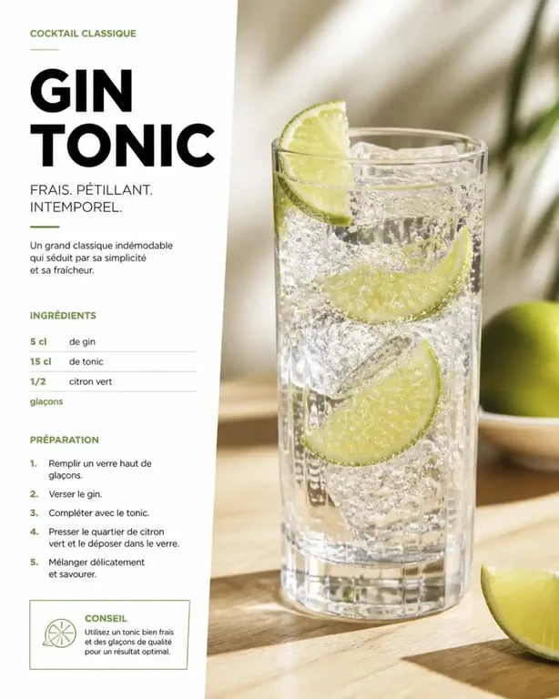 Exemple de cocktail facile à réaliser chez soi