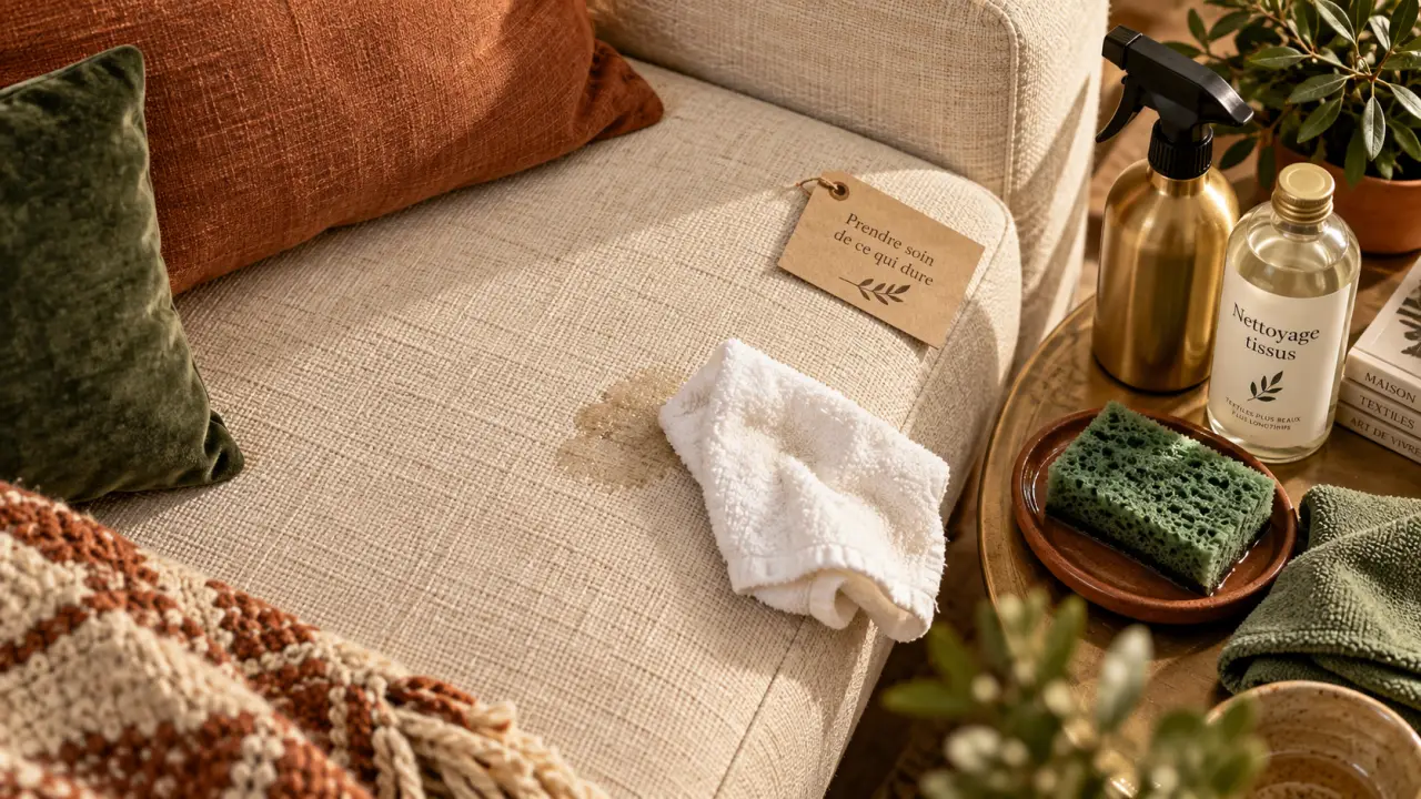 Comment nettoyer un canapé en tissu sans auréoles