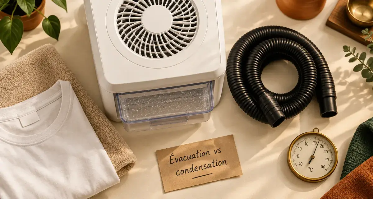 Différence sèche linge condensation ou évacuation : bac de condensation vs gaine d’évacuation