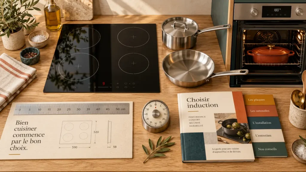 Meilleure cuisinière à induction : comparaison sur plan de travail