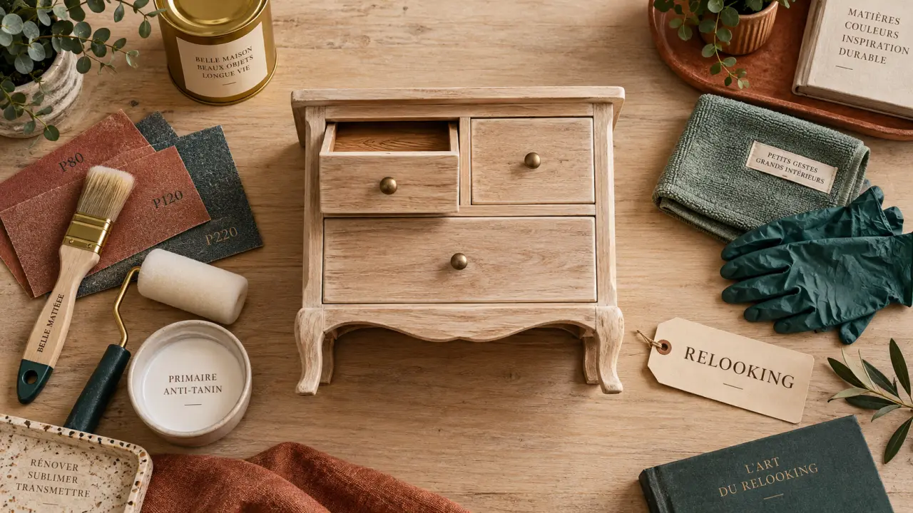 Relooking meuble : préparation et peinture durable d’un meuble relooké
